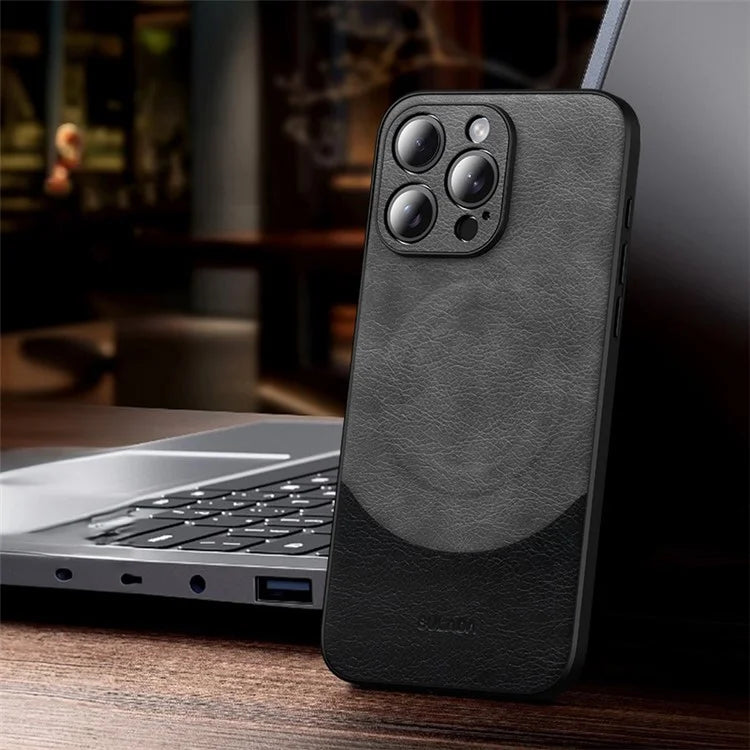 SULADA Magnetic Series for iPhone 15 Pro Shockproof Phone Cover Non-Slip Grip Back Case
