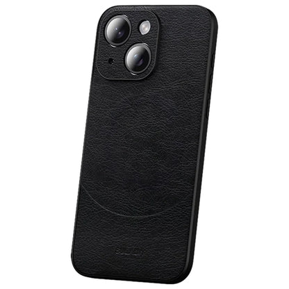 SULADA Magnetic Series for iPhone 15 Leather Back Case Protective Phone Cover Compatible with MagSafe