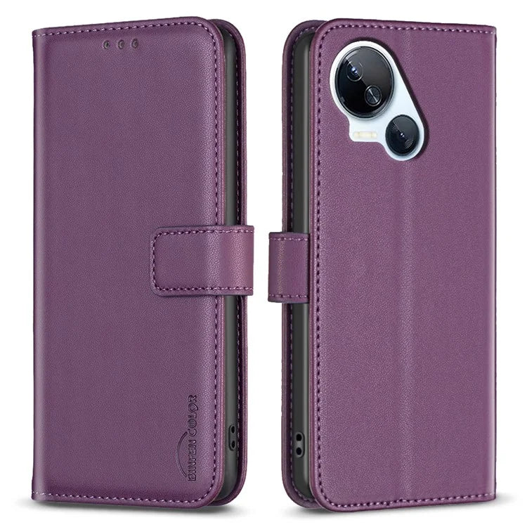 BINFEN COLOR BF17 For Transsion Tecno Spark 10 5G Wallet Leather Case Flip Magnetic Phone Cover