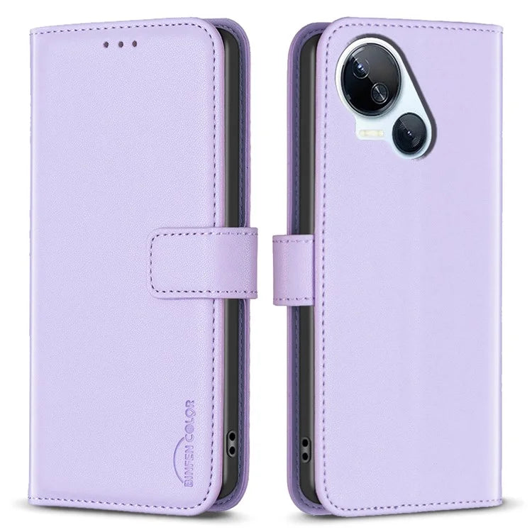 BINFEN COLOR BF17 For Transsion Tecno Spark 10 5G Wallet Leather Case Flip Magnetic Phone Cover