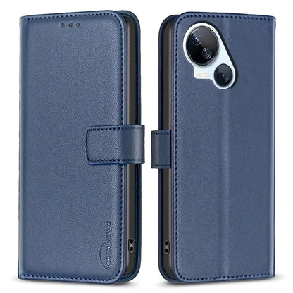 BINFEN COLOR BF17 For Transsion Tecno Spark 10 5G Wallet Leather Case Flip Magnetic Phone Cover