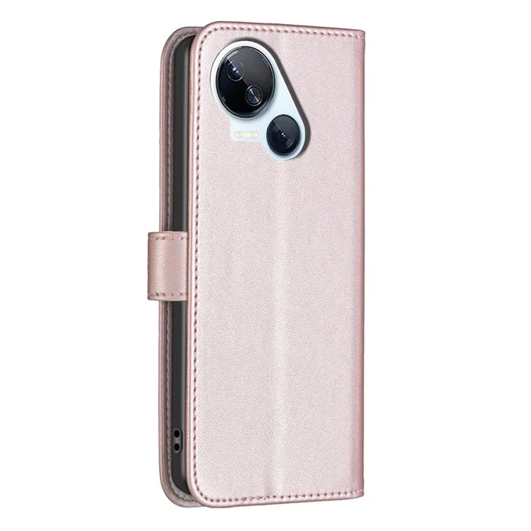 BINFEN COLOR BF17 For Transsion Tecno Spark 10 5G Wallet Leather Case Flip Magnetic Phone Cover