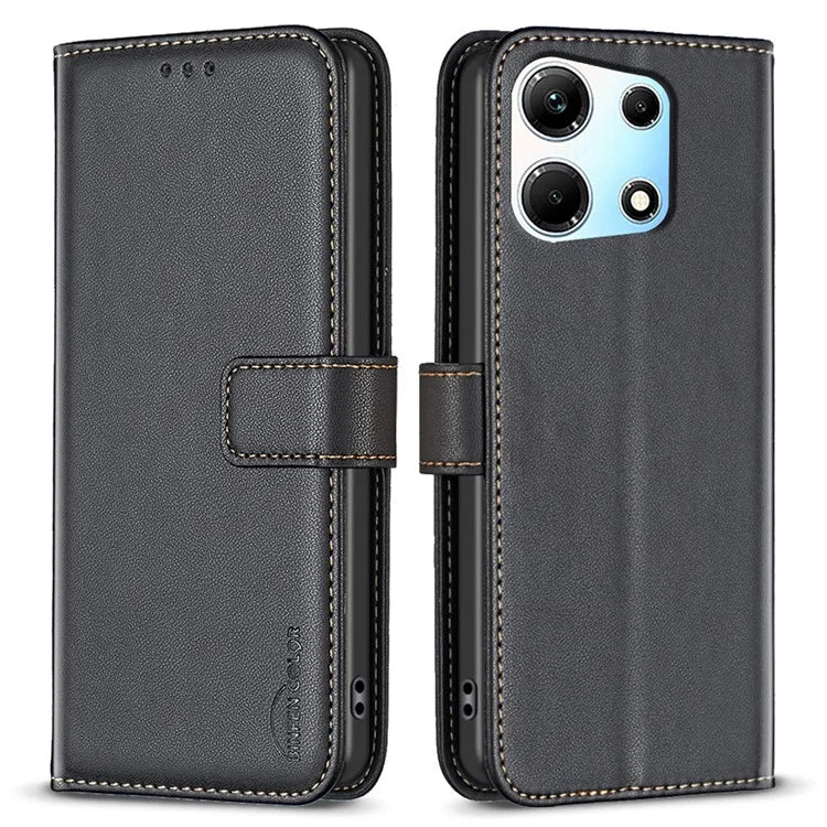BINFEN COLOR BF17 For Transsion Infinix Zero 30 5G Folio Phone Case PU Leather Wallet Flip Cover