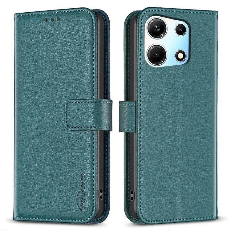 BINFEN COLOR BF17 For Transsion Infinix Zero 30 5G Folio Phone Case PU Leather Wallet Flip Cover