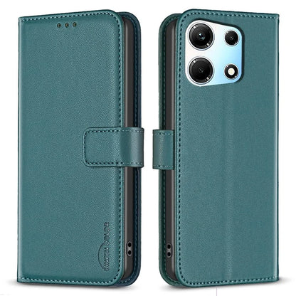 BINFEN COLOR BF17 For Transsion Infinix Zero 30 5G Folio Phone Case PU Leather Wallet Flip Cover