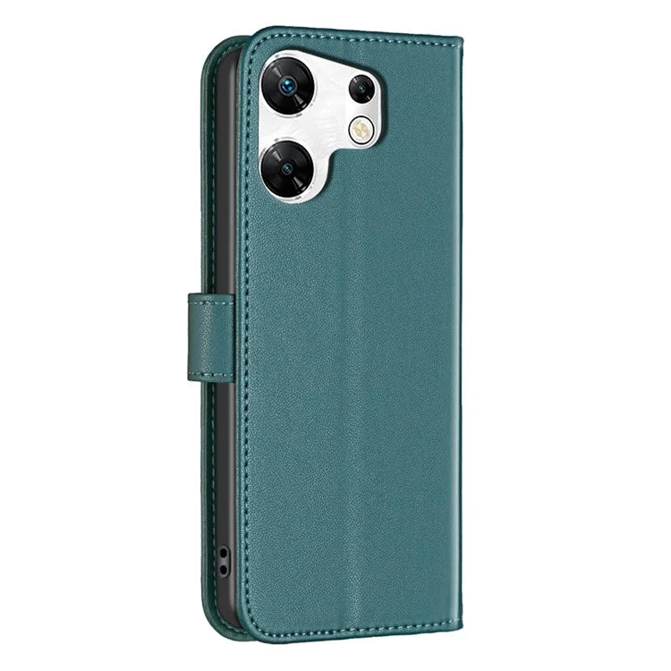 BINFEN COLOR BF17 For Transsion Infinix Zero 30 4G Leather Phone Case TPU Inner Shell Wallet Cover