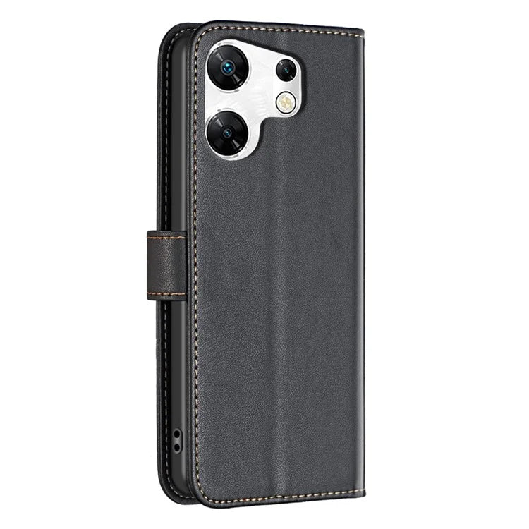 BINFEN COLOR BF17 For Transsion Infinix Zero 30 4G Leather Phone Case TPU Inner Shell Wallet Cover