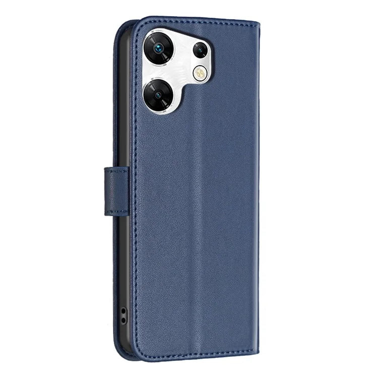 BINFEN COLOR BF17 For Transsion Infinix Zero 30 4G Leather Phone Case TPU Inner Shell Wallet Cover