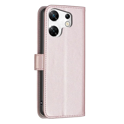 BINFEN COLOR BF17 For Transsion Infinix Zero 30 4G Leather Phone Case TPU Inner Shell Wallet Cover