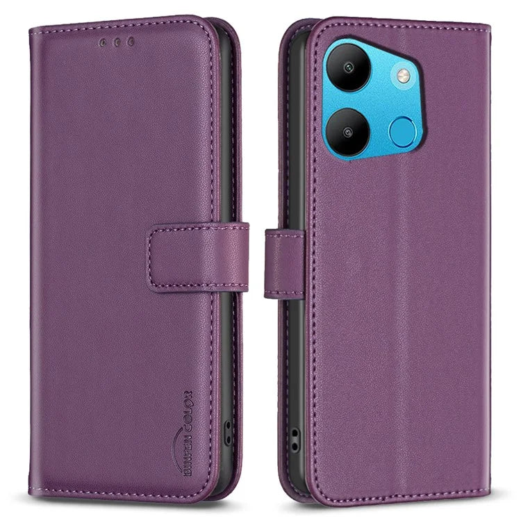 BINFEN COLOR BF17 For Transsion Tecno Spark Go 2023 4G / Pop 7 Pro 4G / Transsion Infinix Smart 7 4G Phone Case Folio PU Leather Cover