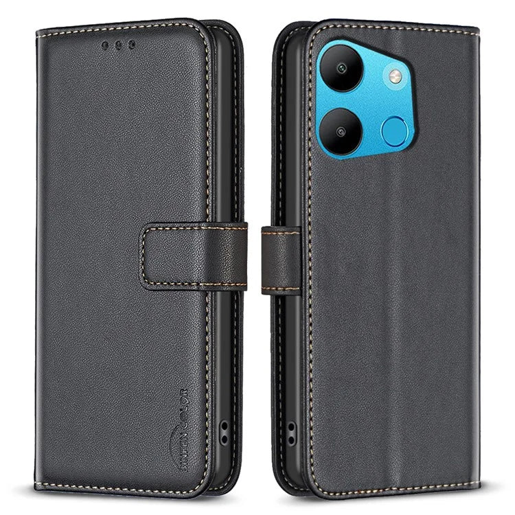 BINFEN COLOR BF17 For Transsion Tecno Spark Go 2023 4G / Pop 7 Pro 4G / Transsion Infinix Smart 7 4G Phone Case Folio PU Leather Cover