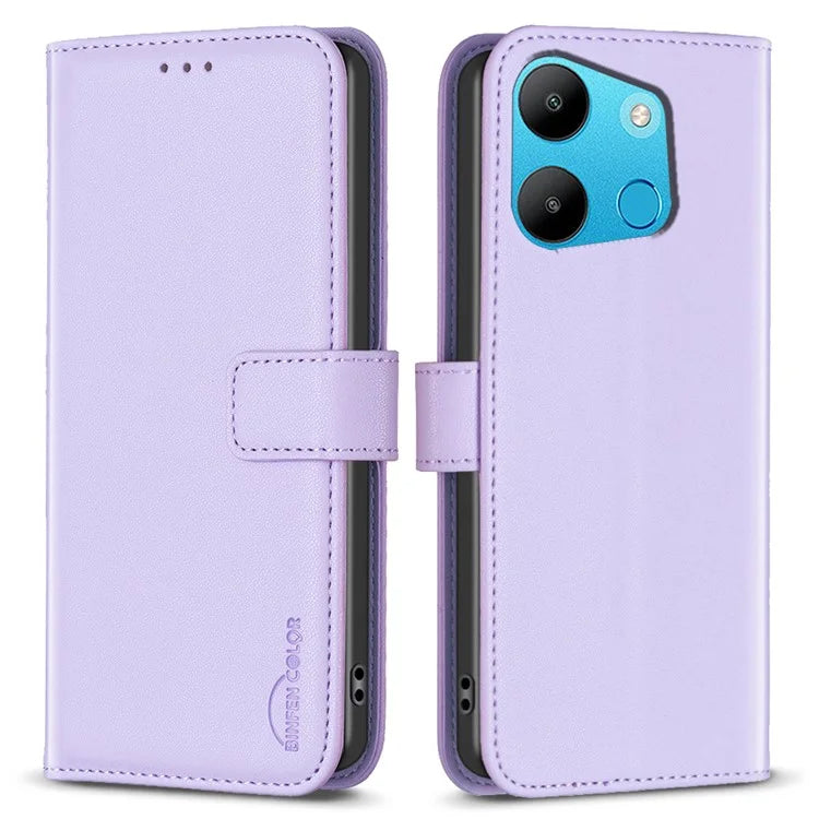 BINFEN COLOR BF17 For Transsion Tecno Spark Go 2023 4G / Pop 7 Pro 4G / Transsion Infinix Smart 7 4G Phone Case Folio PU Leather Cover