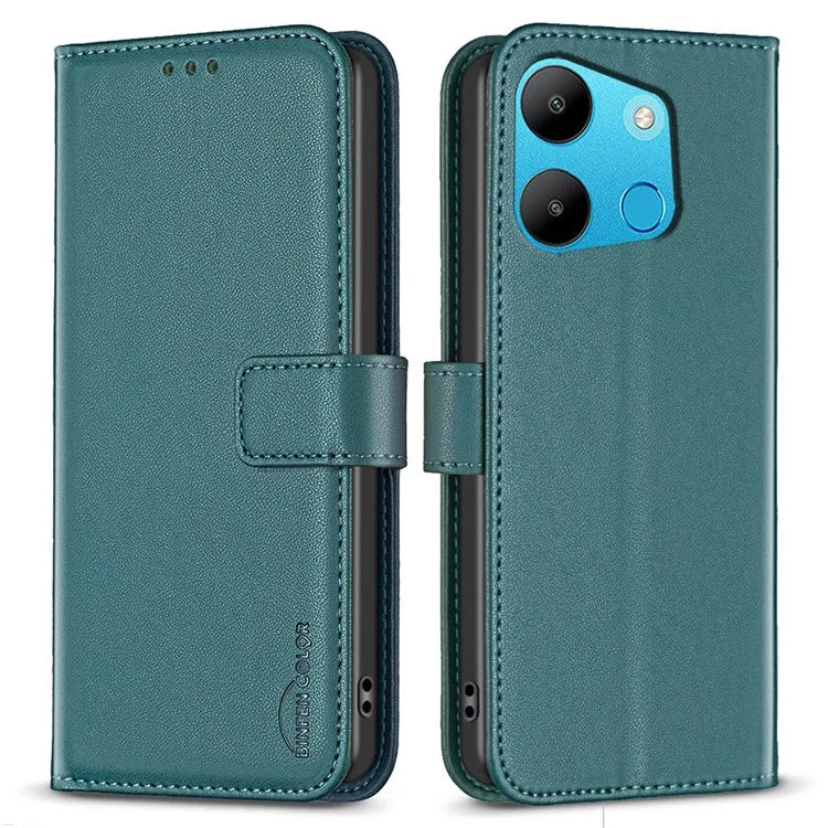 BINFEN COLOR BF17 For Transsion Tecno Spark Go 2023 4G / Pop 7 Pro 4G / Transsion Infinix Smart 7 4G Phone Case Folio PU Leather Cover