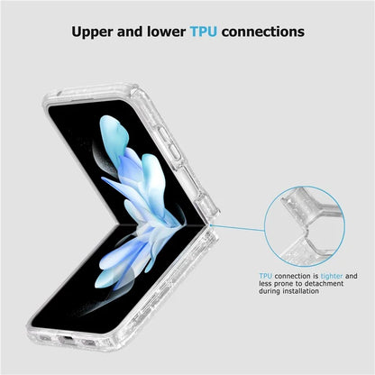 For Samsung Galaxy Z Flip5 5G Glitter Phone Case PC + TPU Protective Cover