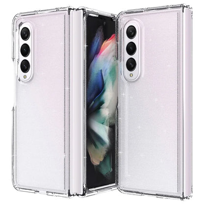 For Samsung Galaxy Z Fold4 5G Folding Phone Case Glitter PC + TPU Cover