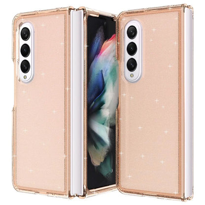 For Samsung Galaxy Z Fold4 5G Folding Phone Case Glitter PC + TPU Cover