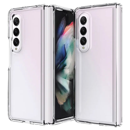 For Samsung Galaxy Z Fold4 5G Case PC+TPU Transparent Protective Phone Cover