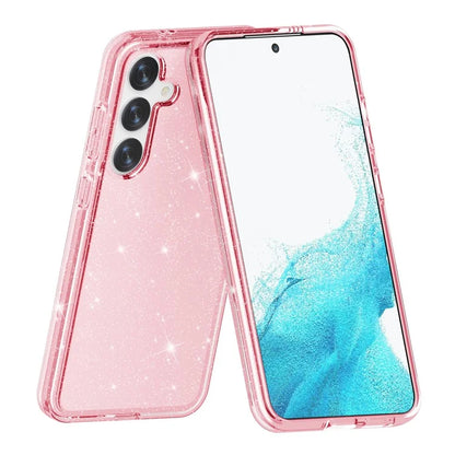For Samsung Galaxy S24+ Case PC + TPU Shiny Glitter Phone Cover