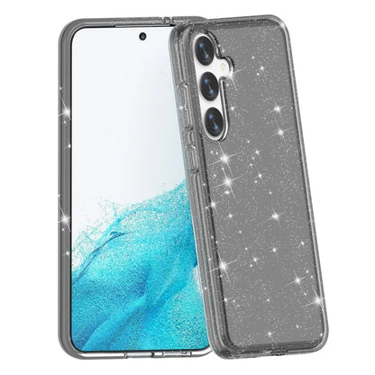 For Samsung Galaxy S24+ Case PC + TPU Shiny Glitter Phone Cover