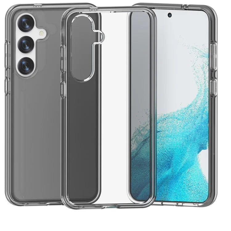 For Samsung Galaxy S24 Case PC+TPU Anti-drop Transparent Phone Cover