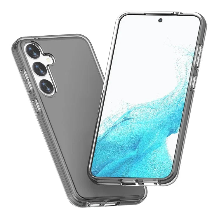 For Samsung Galaxy S24 Case PC+TPU Anti-drop Transparent Phone Cover