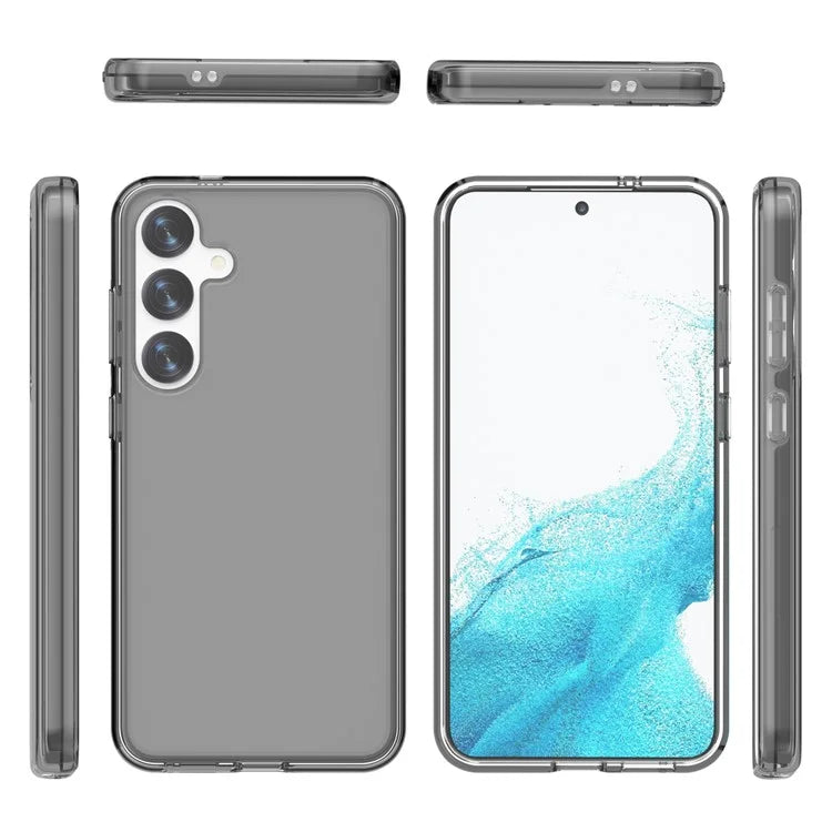 For Samsung Galaxy S24 Case PC+TPU Anti-drop Transparent Phone Cover