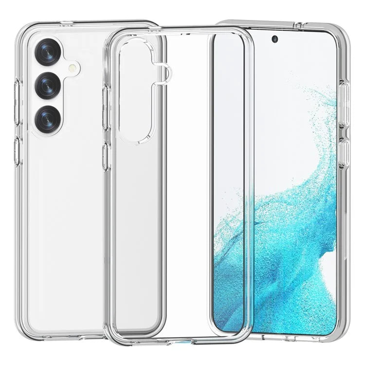 For Samsung Galaxy S24 Case PC+TPU Anti-drop Transparent Phone Cover