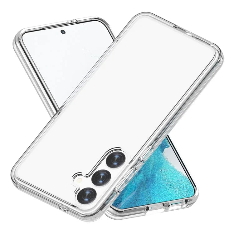 For Samsung Galaxy S24 Case PC+TPU Anti-drop Transparent Phone Cover