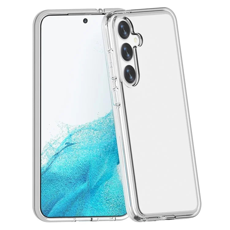 For Samsung Galaxy S24 Case PC+TPU Anti-drop Transparent Phone Cover
