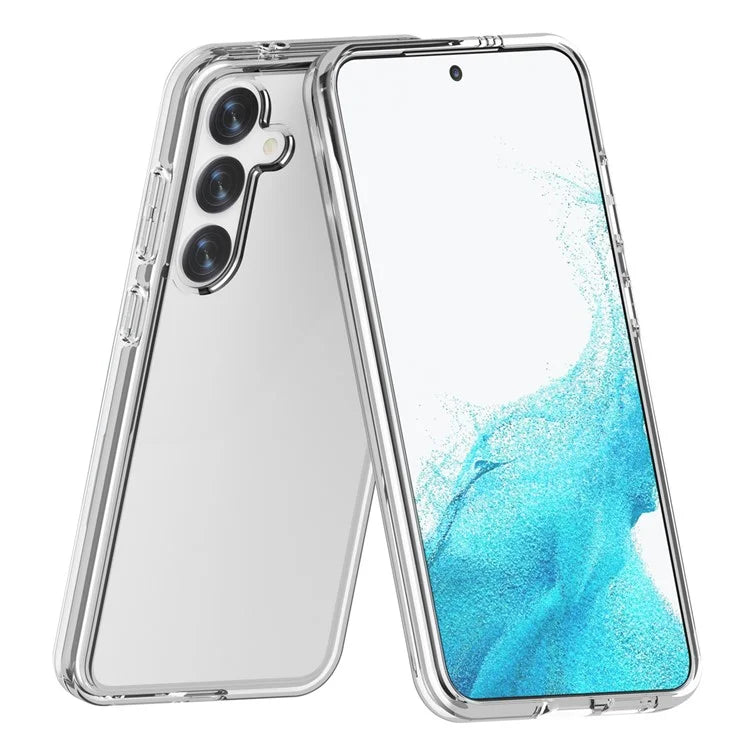 For Samsung Galaxy S24 Case PC+TPU Anti-drop Transparent Phone Cover