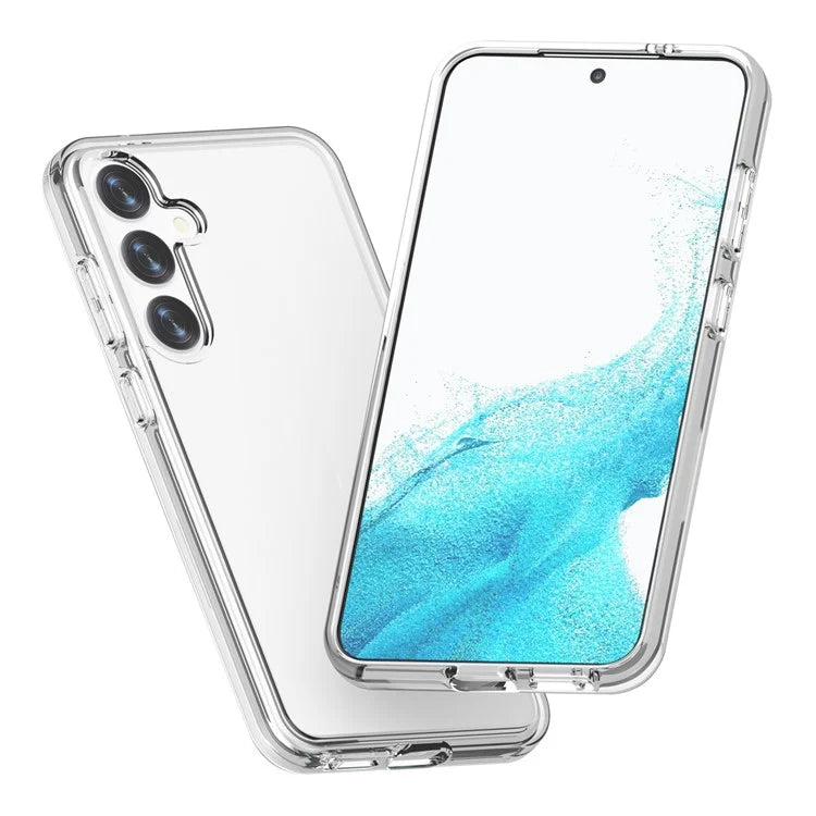 For Samsung Galaxy S24 Case PC+TPU Anti-drop Transparent Phone Cover
