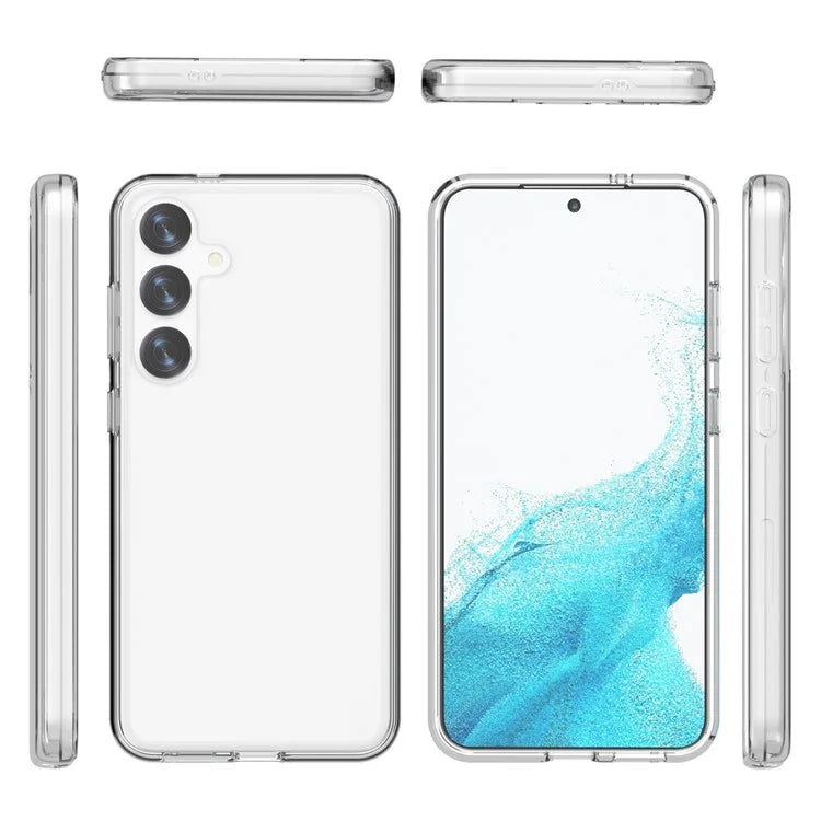 For Samsung Galaxy S24 Case PC+TPU Anti-drop Transparent Phone Cover