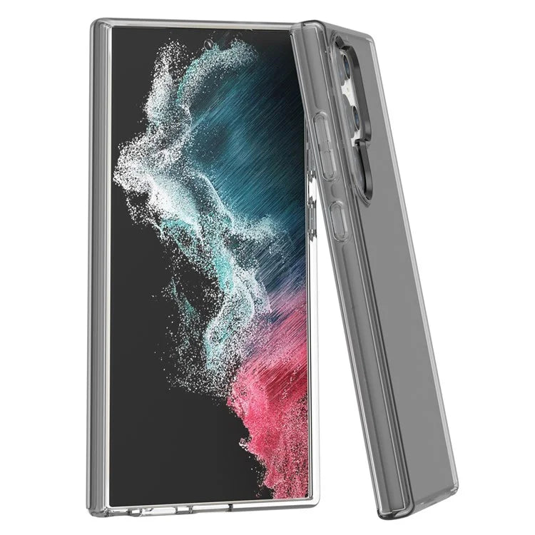 For Samsung Galaxy S24 Ultra Clear Case PC+TPU Anti-scratch Phone Cover