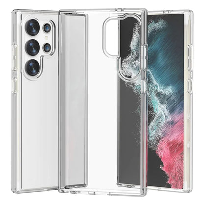 For Samsung Galaxy S24 Ultra Clear Case PC+TPU Anti-scratch Phone Cover