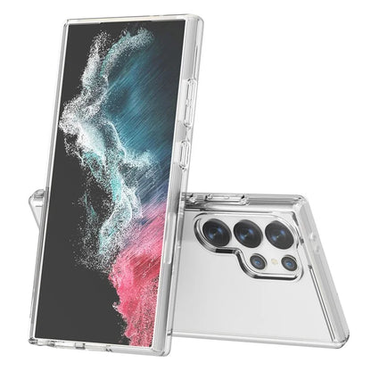 For Samsung Galaxy S24 Ultra Clear Case PC+TPU Anti-scratch Phone Cover