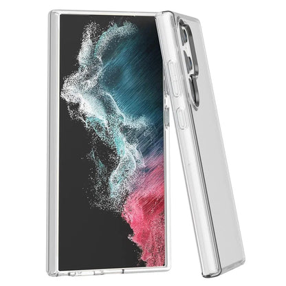 For Samsung Galaxy S24 Ultra Clear Case PC+TPU Anti-scratch Phone Cover