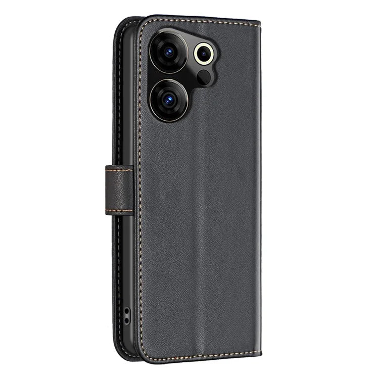 BINFEN COLOR BF17 For Transsion Tecno Camon 20 Premier 5G Case PU Leather Support Stand Phone Cover