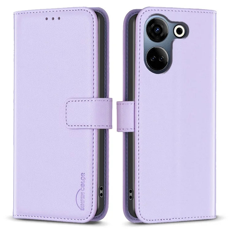 BINFEN COLOR BF17 For Transsion Tecno Camon 20 4G / 20 Pro 4G Case Flip Stand Leather Wallet Cover