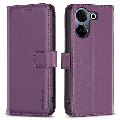 BINFEN COLOR BF17 For Transsion Tecno Camon 20 4G / 20 Pro 4G Case Flip Stand Leather Wallet Cover