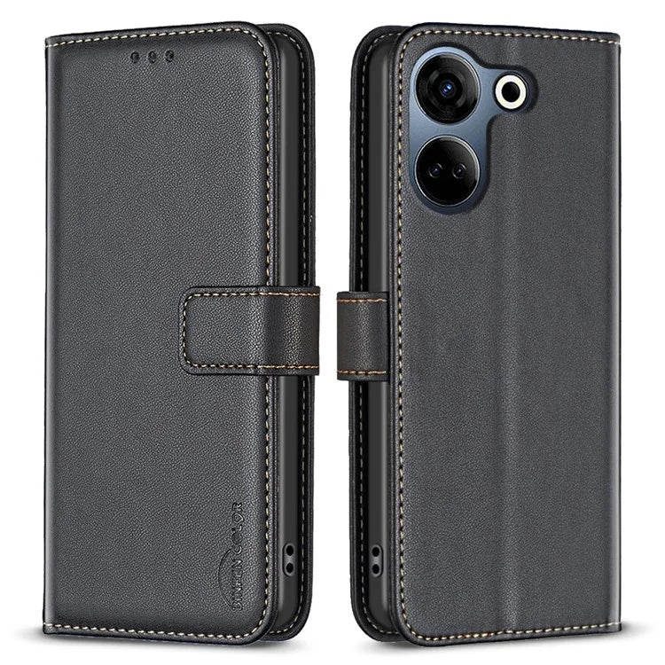 BINFEN COLOR BF17 For Transsion Tecno Camon 20 4G / 20 Pro 4G Case Flip Stand Leather Wallet Cover