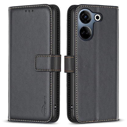BINFEN COLOR BF17 For Transsion Tecno Camon 20 4G / 20 Pro 4G Case Flip Stand Leather Wallet Cover