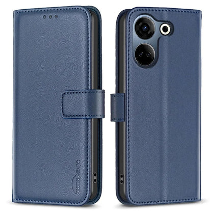BINFEN COLOR BF17 For Transsion Tecno Camon 20 4G / 20 Pro 4G Case Flip Stand Leather Wallet Cover
