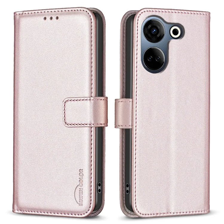 BINFEN COLOR BF17 For Transsion Tecno Camon 20 4G / 20 Pro 4G Case Flip Stand Leather Wallet Cover
