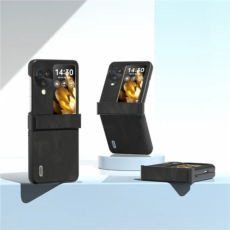ABEEL For Oppo Find N3 Flip 5G Hinge Protection Case Vintage Phone Back Cover