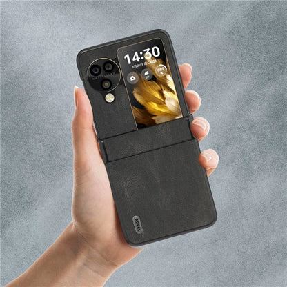 ABEEL For Oppo Find N3 Flip 5G Hinge Protection Case Vintage Phone Back Cover