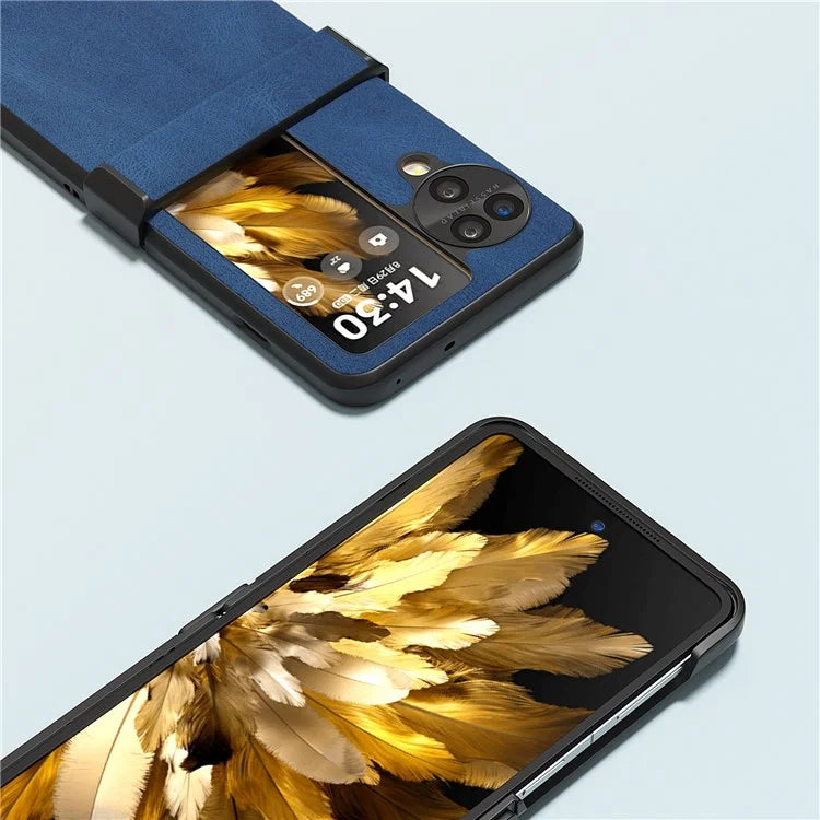 ABEEL For Oppo Find N3 Flip 5G Hinge Protection Case Vintage Phone Back Cover