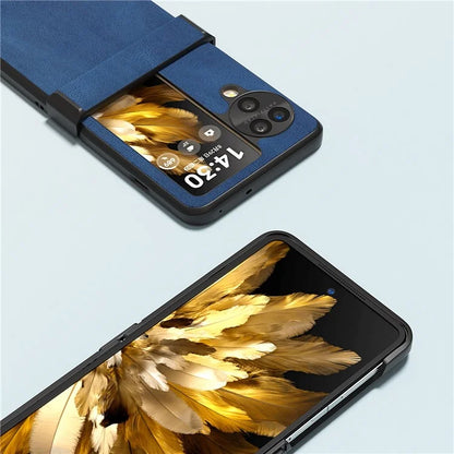 ABEEL For Oppo Find N3 Flip 5G Hinge Protection Case Vintage Phone Back Cover