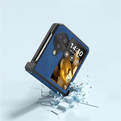 ABEEL For Oppo Find N3 Flip 5G Hinge Protection Case Vintage Phone Back Cover