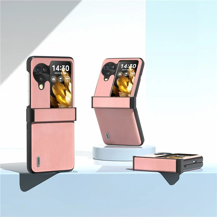 ABEEL For Oppo Find N3 Flip 5G Hinge Protection Case Vintage Phone Back Cover