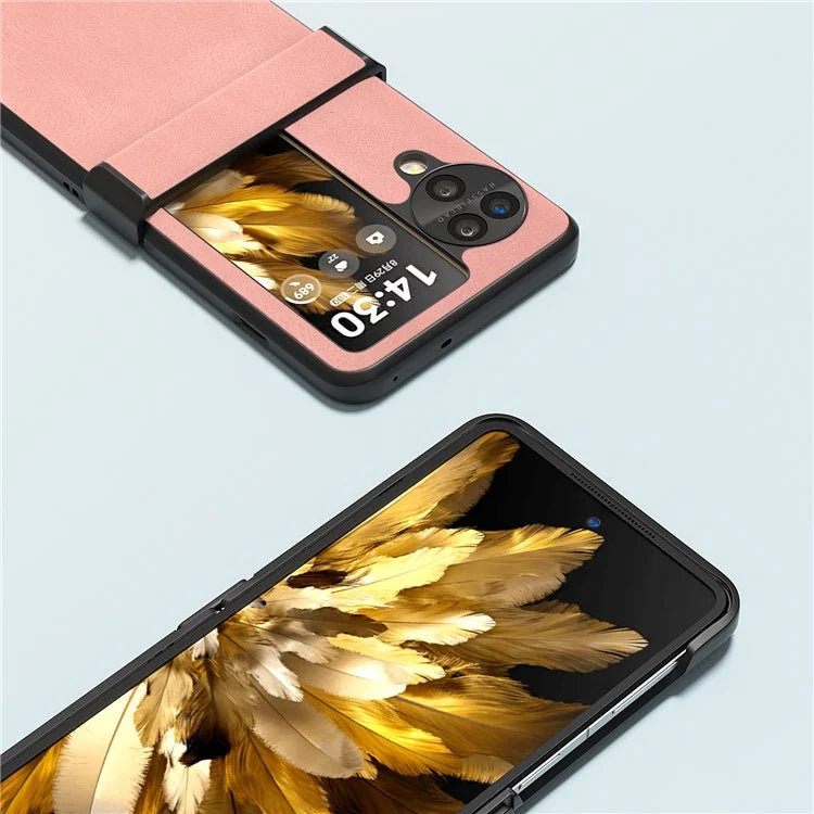 ABEEL For Oppo Find N3 Flip 5G Hinge Protection Case Vintage Phone Back Cover